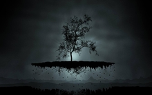 nature trees floating fantasy art digital art floating island vladstudio photomanipulations 1600x Wallpaper